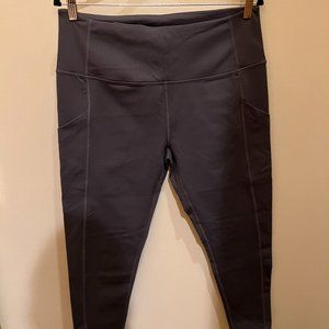 Grey Capri Zella Leggings with Pockets